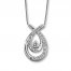 Previously Owned Necklace 1/3 ct tw Diamonds 10K White Gold