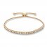 Previously Owned Diamond Bolo Bracelet 1/4 cttw 10K Yellow Gold