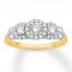 Diamond Engagement Ring 5/8 ct tw Round-cut 14K Two-Tone Gold