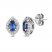 Le Vian Sapphire & Diamond Earrings 1/5 ct tw 14K Vanilla Gold