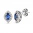 Le Vian Sapphire & Diamond Earrings 1/5 ct tw 14K Vanilla Gold