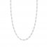 16" Cable Chain Necklace 14K White Gold Appx. .8mm