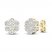 Diamond Fashion Earrings 1/3 ct tw Round-cut 10K Yellow Gold