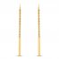 Rope Drop Earrings 14K Yellow Gold