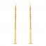 Rope Drop Earrings 14K Yellow Gold