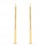 Rope Drop Earrings 14K Yellow Gold