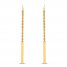 Rope Drop Earrings 14K Yellow Gold