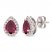 Le Vian Rhodolite & Diamond Earrings 1/4 ct tw 14K Vanilla Gold