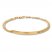 Bar & Curb Chain Bracelet 14K Yellow Gold 7.25"