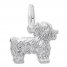 Bichon Frise Charm Sterling Silver