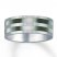 Men's 8mm Wedding Band Mother-of-Pearl Inlay Stainless Steel