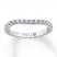 Leo Diamond Wedding Band 1/3 ct tw Round-cut 14K White Gold