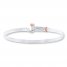 Bangle Bracelet Sterling Silver 14K Rose Gold