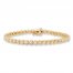 Diamond Bracelet 1/4 ct tw Round-cut 10K Yellow Gold