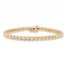 Diamond Bracelet 1/4 ct tw Round-cut 10K Yellow Gold
