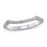 Diamond Wedding Band 1/5 ct tw Round-cut 14K White Gold