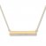 "Courage" Diamond Bar Necklace 1/20 ct tw 10K Yellow Gold