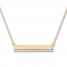 "Courage" Diamond Bar Necklace 1/20 ct tw 10K Yellow Gold