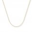 Cable Chain Necklace 14K Yellow Gold 20" Length