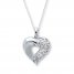 Heart Necklace Sterling Silver