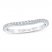 First Light Diamond Wedding Band 1/5 ct tw 14K White Gold