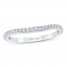 First Light Diamond Wedding Band 1/5 ct tw 14K White Gold