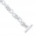 Infinity Bracelet Sterling Silver 7.75" Length