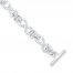 Infinity Bracelet Sterling Silver 7.75" Length
