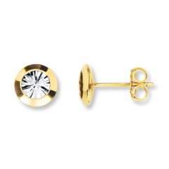 Stud Earrings 10K Yellow Gold