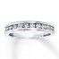 Diamond Wedding Band 5/8 ct tw Round-cut 14K White Gold