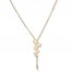 Star Lariat Necklace 14K Yellow Gold