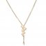 Star Lariat Necklace 14K Yellow Gold