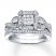 Diamond Bridal Set 1/2 carat tw 10K White Gold