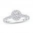 Diamond Engagement Ring 1 ct tw 14K White Gold