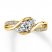 Previously Owned Three-Stone Diamond Engagement Ring 3/8 ct tw 14K Yellow Gold