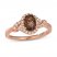 Le Vian Chocolate Quartz Ring 1/5 ct tw Diamonds 14K Strawberry Gold