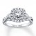 Neil Lane Engagement Ring 1-3/8 ct tw Diamonds 14K White Gold