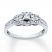 Diamond Engagement Ring 1/2 Carat tw 10K White Gold
