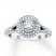 Radiant Reflections Diamond Engagement Ring 7/8 ct tw 14K Gold