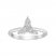 Diamond Geometric Ring 1/5 ct tw Round-cut Sterling Silver