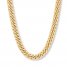 Men's Miami Cuban Chain Necklace 10K Yellow Gold 22" Length