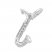 Saxophone Charm Sterling Silver
