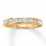 Diamond Wedding Band 3/4 ct tw Princess-cut 14K Yellow Gold