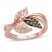 Le Vian Diamond Leaf Ring 1/4 ct tw 14K Strawberry Gold