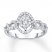 Diamond Ring 1/2 ct tw Round-Cut 14K White Gold