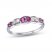 Le Vian Ruby & Diamond Stacking Ring 1/6 ct tw Diamonds 14K Vanilla Gold