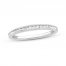 Diamond Wedding Band 1/5 ct tw Round-Cut 14K White Gold