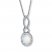 Lab-Created Opal Necklace Diamond Accents Sterling Silver