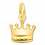 Crown Charm 14K Yellow Gold