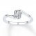 Midi Ring Diamond Accents Sterling Silver